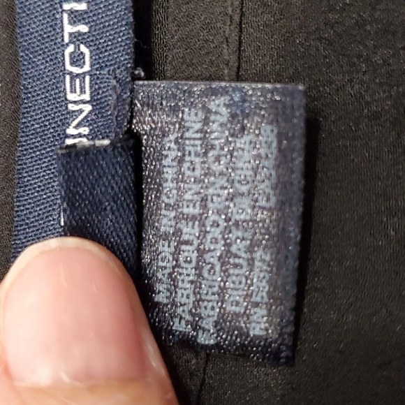 French connection black tunic top with bling. Size‎ small. Long sleeves. - Picture 7 of 8